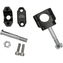 Kit de fixation de guidon à monter sur silent-block en caoutchouc