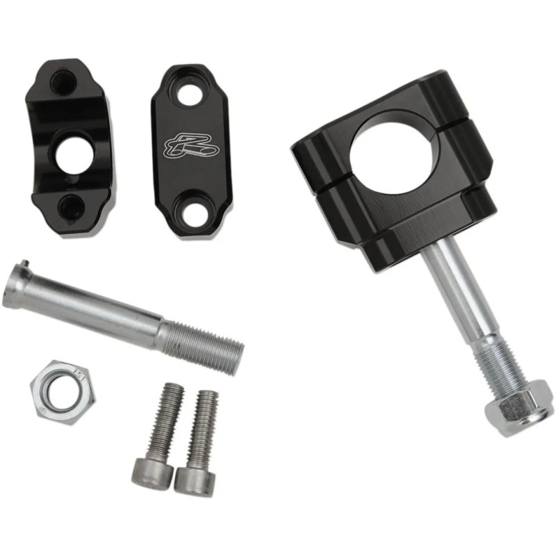 Kit de fixation de guidon à monter sur silent-block en caoutchouc