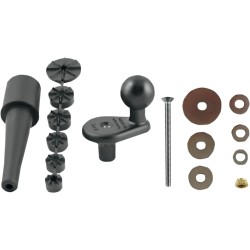 Motorcycle Fork Stem Mount Base with 1  Ball