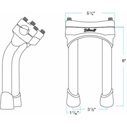 Murdock Handlebar Risers
