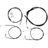 Standard Black Vinyl Handlebar Cable Brake Line Kit