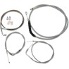 Standard Stainless Braided Handlebar Cable Brake Line Kit