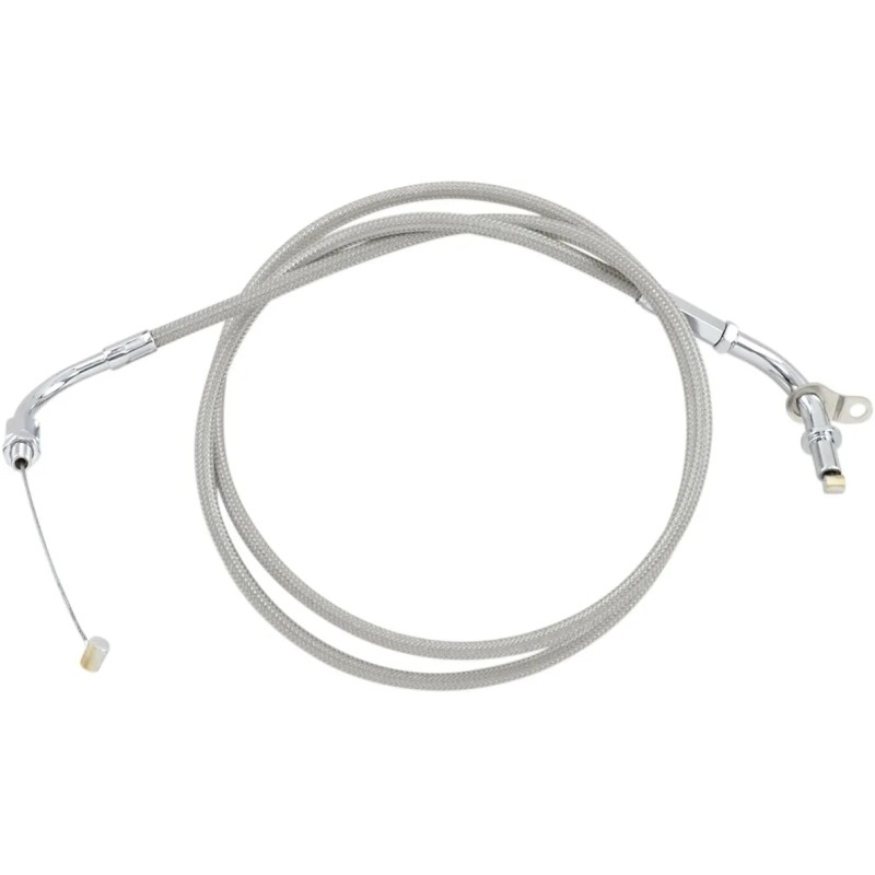 Armor Coat Stainless Steel Throttle Idle Cable for Cruisers