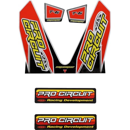 Autocollants pour échappements T-6