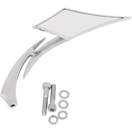 Rétroviseur coulé au design pointu