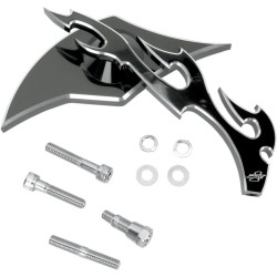 Rétroviseur en aluminium usiné