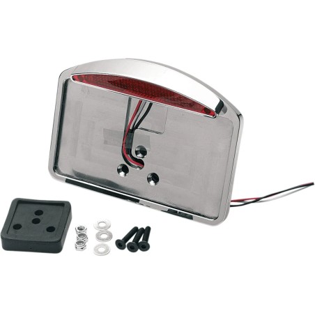 LED Half-Moon Taillight License Plate Mount