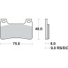 DC Racing Dual Carbon Brake Pads
