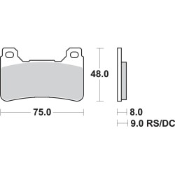 HS Street Excel Sintered Front Brake Pads
