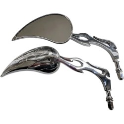 Rétroviseurs Flame en aluminium taillé dans la masse