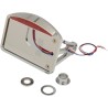 Side Mount Half-Moon LED Taillight and License Plate Mount