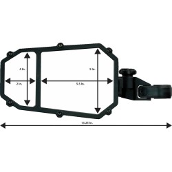 Rétroviseur latéral grand angle