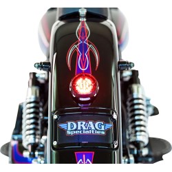 Feu arrière à LED Bobber personnalisé et support pour plaque d'immatriculation