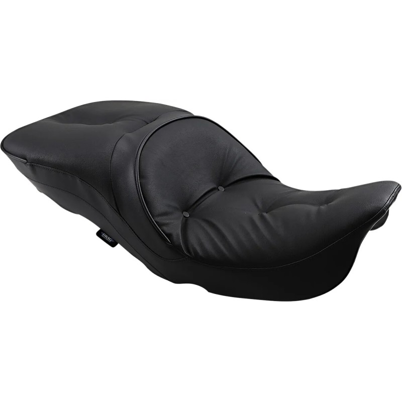 Backrest Compatible 2-Up Leather Touring Seat