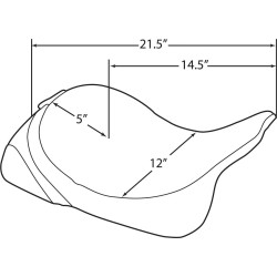 Selle solo compatible avec dossier