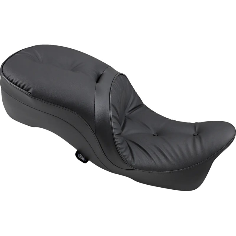 Backrest Compatible 2-Up Leather Touring Seat