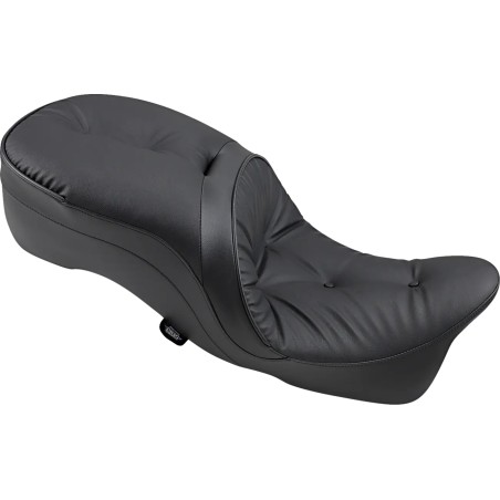 Backrest Compatible 2-Up Leather Touring Seat