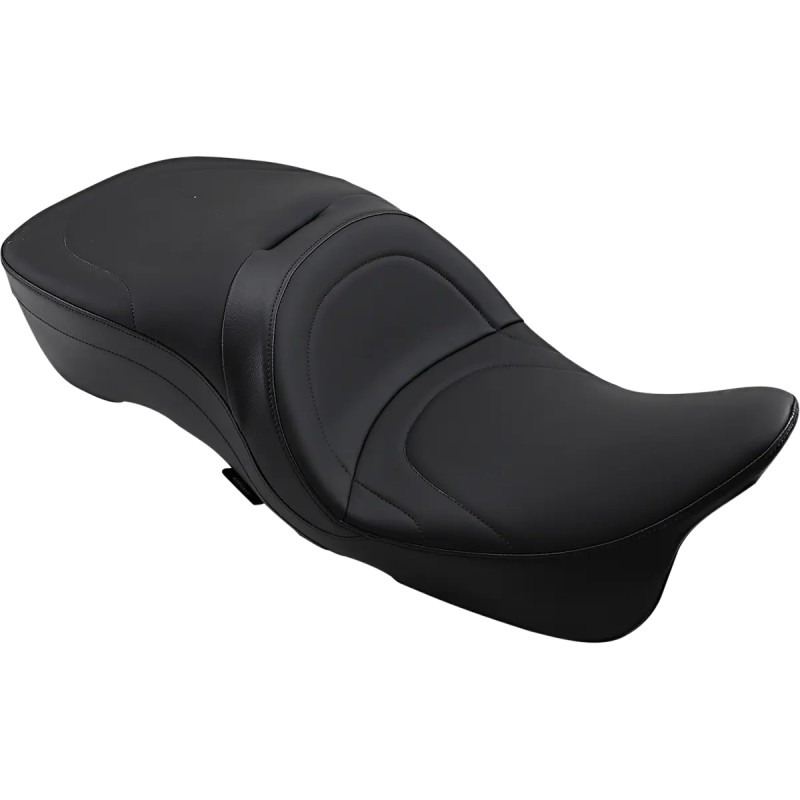Backrest Compatible 2-Up Leather Touring Seat