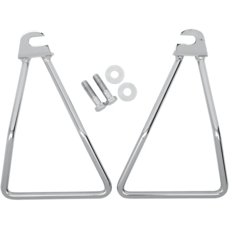 Chrome Saddlebag Support Brackets