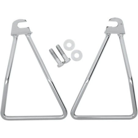 Chrome Saddlebag Support Brackets