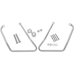 Chrome Saddlebag Support Brackets