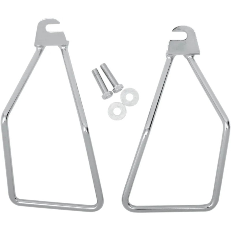 Chrome Saddlebag Support Brackets