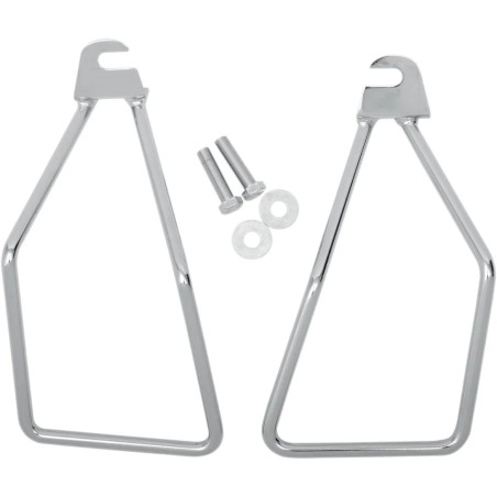 Chrome Saddlebag Support Brackets