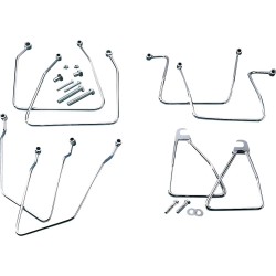 Supports de sacoches chromés