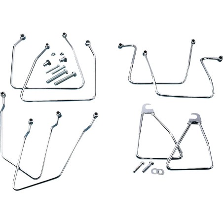 Chrome Saddlebag Support Brackets