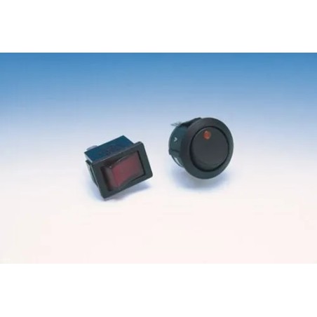 Amber Illuminated Round Switch