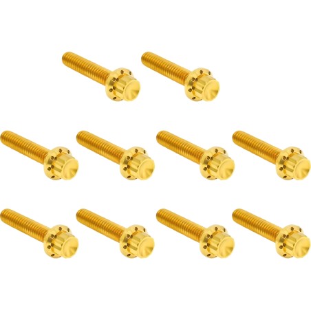 Kit de vis titane 12 pans pour couvercle d'arbre à cames/point