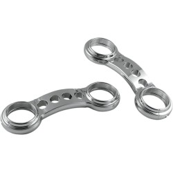 Traverse de fourche en aluminium usiné chromé