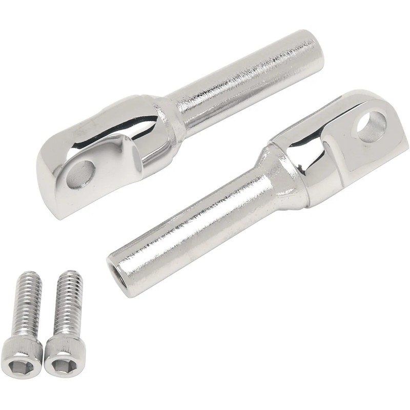 Chrome Adjustable Designer Peg Mounts