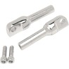 Chrome Adjustable Designer Peg Mounts