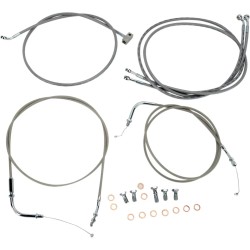 Stainless Handlebar Cable Line Kit