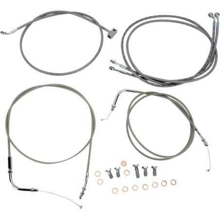 Stainless Handlebar Cable Line Kit