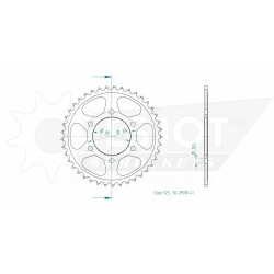 COURONNE ARRIÈRE STANDARD 525