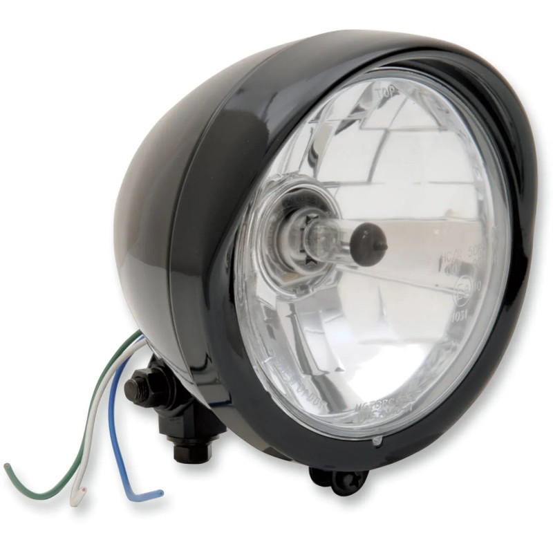 Diamond-Style Bottom-Mount 5-3 4  Headlight Assemblies