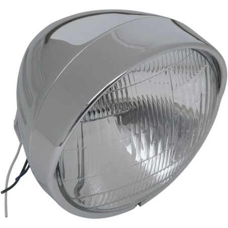 Chrome Custom Springer-Style Headlight Assemblies