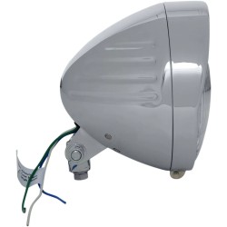 Chrome Custom Springer-Style Headlight Assemblies