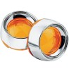 Deep-Dish Bezels with Lens for Bullet Turn Signals