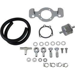 Kit de filtre à air d'évacuation avec patte de fixation