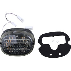 Low Profile LED Taillight with Integrated Auxiliary Turn Signals