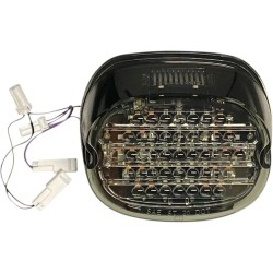 Feu arrière LED profil bas avec clignotants auxiliaires intégrés