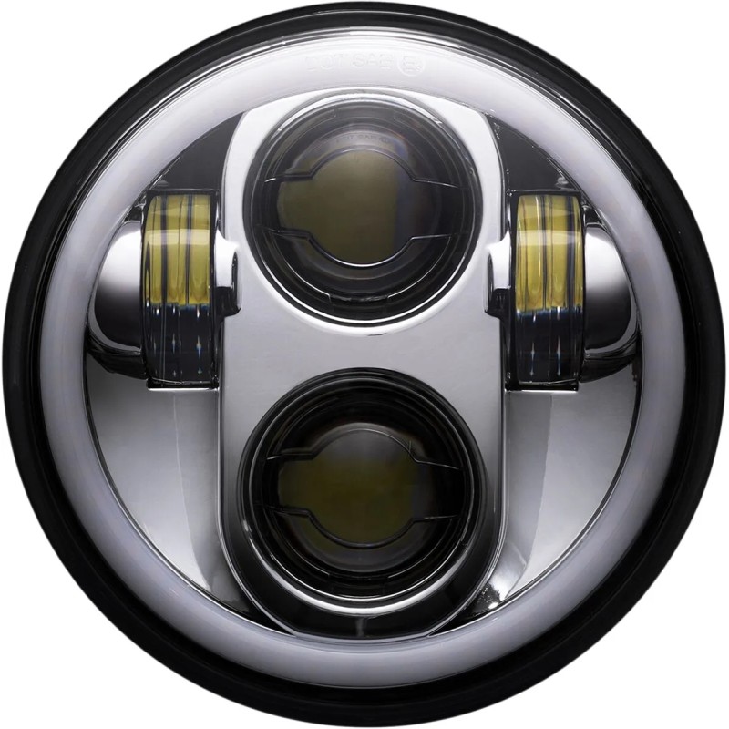 5-3 4  LED Halo Headlamp