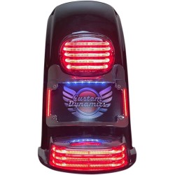 Turn Signal Eliminator with Tri Radius Illuminated Plate Frame