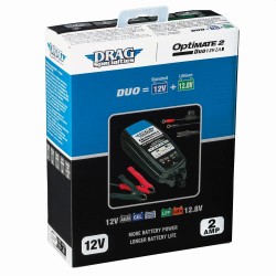 Drag Specialties OPTIMATE 2 DUO EU Battery Charger