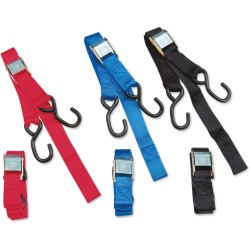 1-1 2  Heavy-Duty Cam Buckle Tie-Downs with Built-In Assist