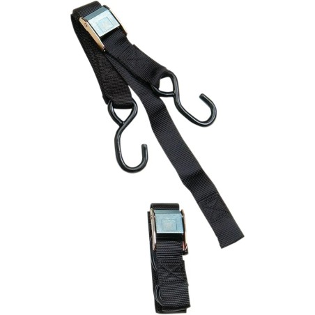 1-1 2  Heavy-Duty Cam Buckle Tie-Downs with Built-In Assist