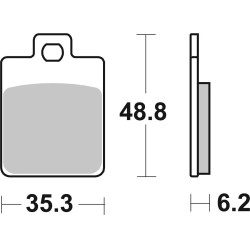 CT Scooter Carbon Tech Organic Brake Pads